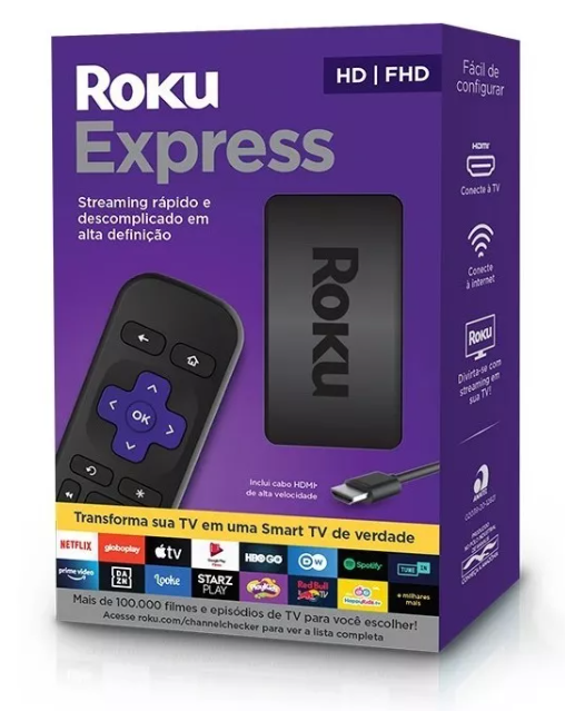Roku Express Streaming Stick HD Original Conviente un tv convencional en Smart TV